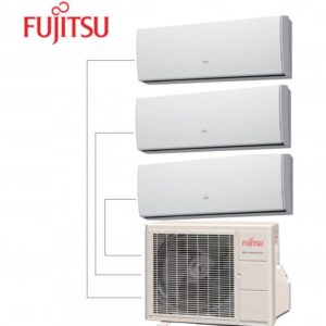 Мульти сплит система Fujitsu на 3 комнаты | SLIDE