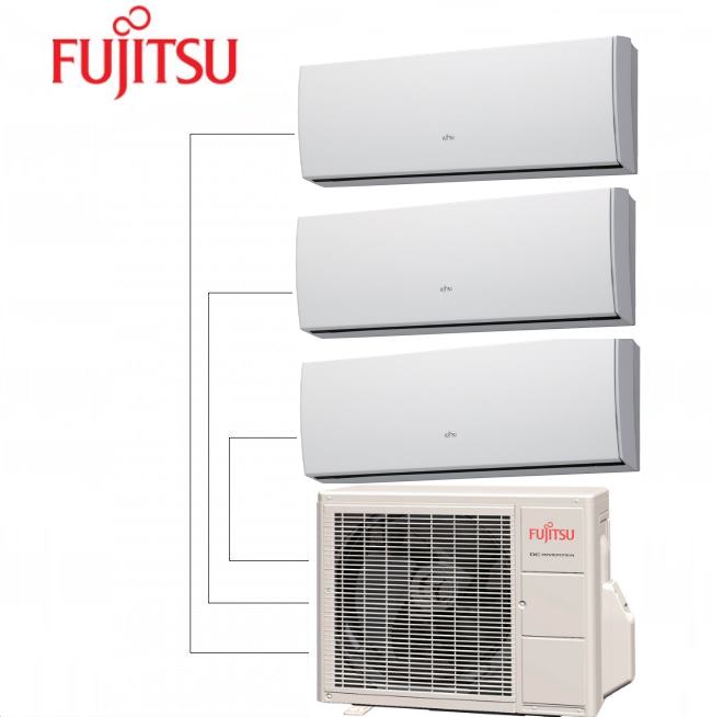 Мульти сплит система Fujitsu на 3 комнаты | SLIDE Мульти сплит система Fujitsu на 3 комнаты | SLIDE