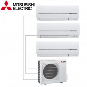 Мульти сплит система Mitsubishi Electric на 3 комнаты | Серия Standat MSZ-SF Inverter