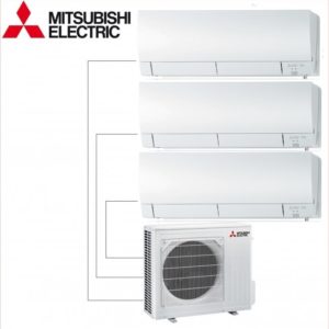 Мульти сплит система Mitsubishi Electric на 3 комнаты | Серия DELUXE MSZ-FH Inverter